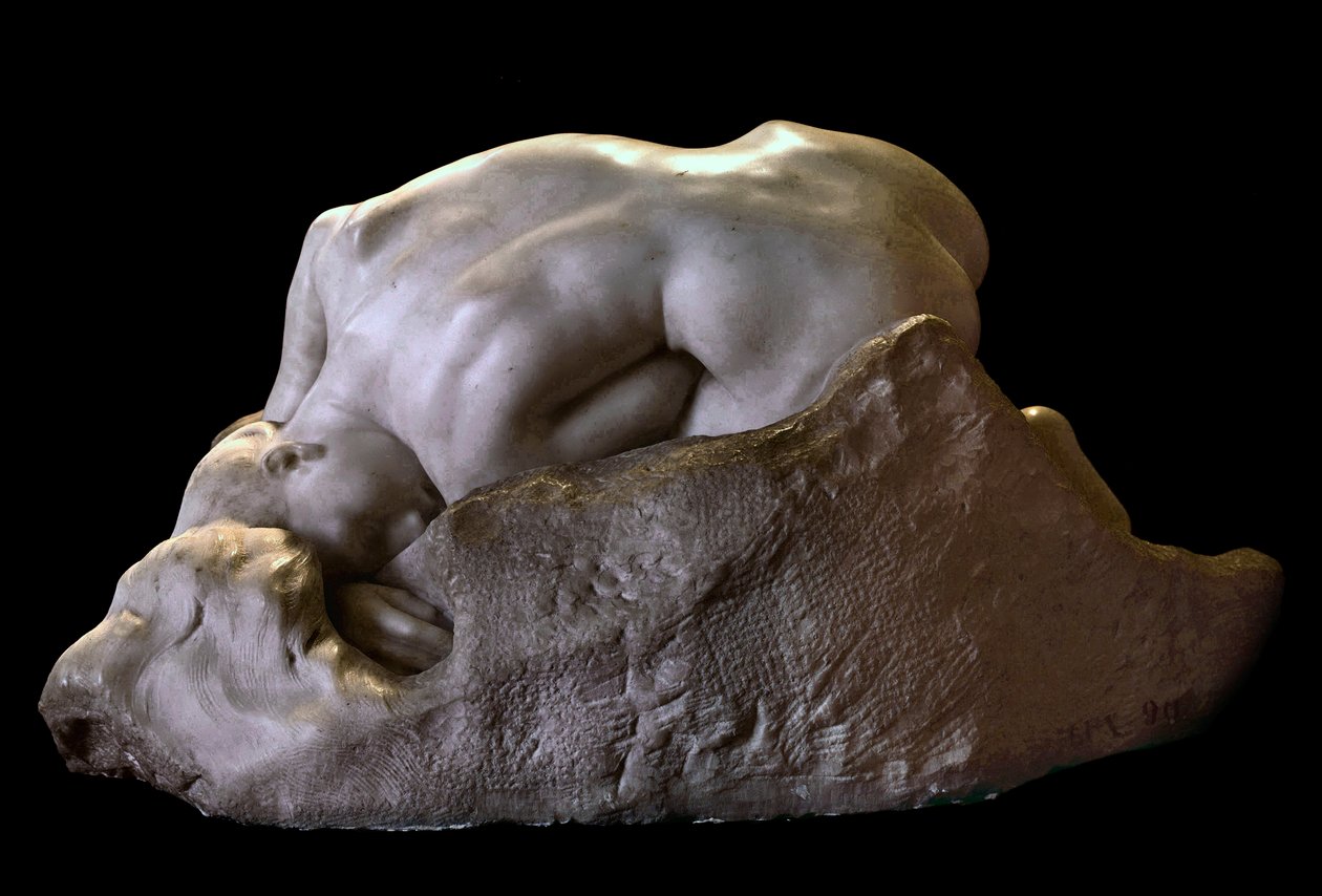 Socha Danaide od Augusta Rodina (1840-1917) Paříž 19. století, Musee Rodin od Auguste Rodin
