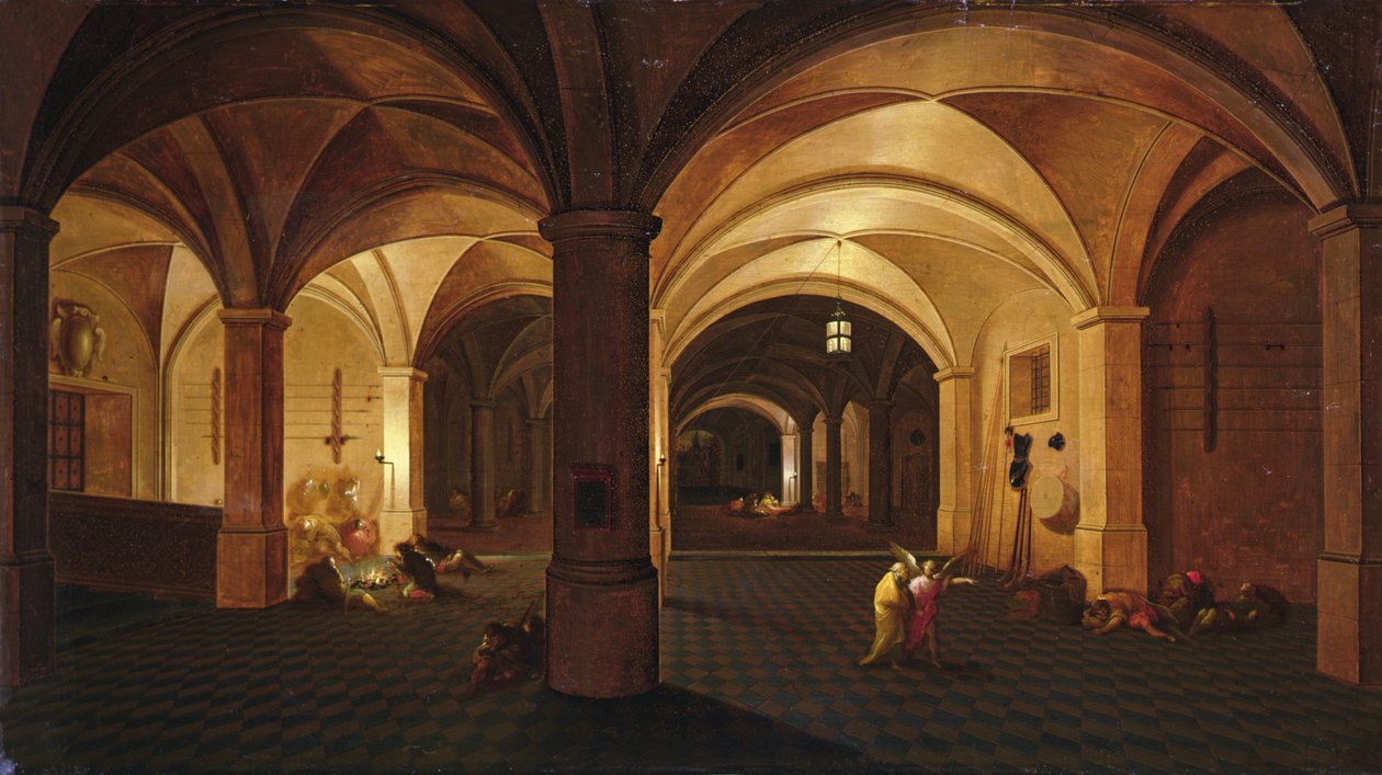 Osvobození svatého Petra (olej na panelu) od Hendrik the Younger Steenwyck