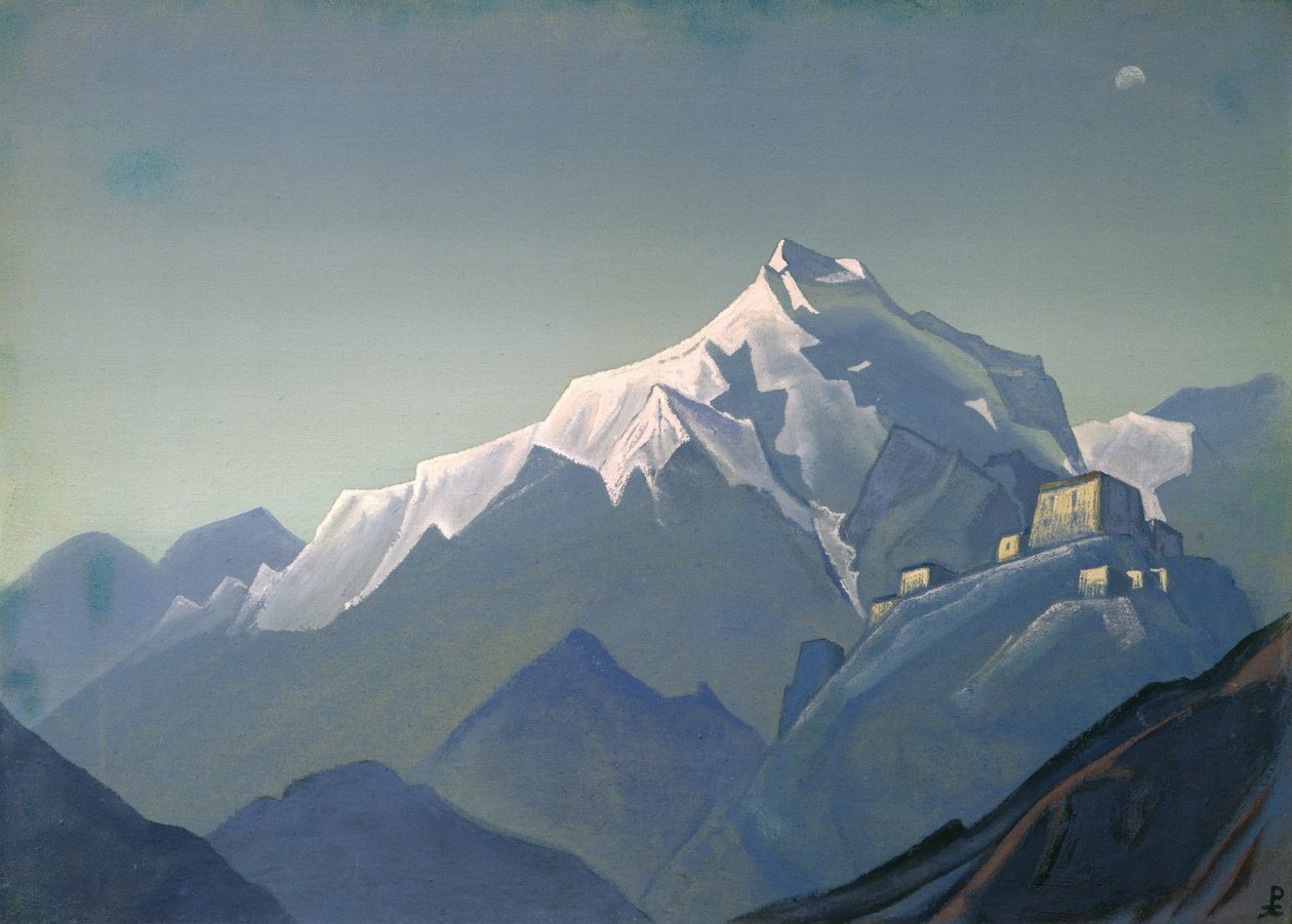Tibet: Klášter, 1944 od Nicholas Roerich