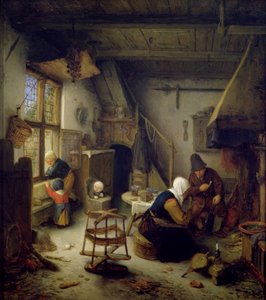 Rolnická rodina doma, 1661