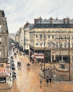 Rue Saint-Honoré odpoledne. Efekt deště, 1897