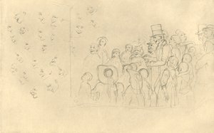 Kasperltheater II, polovina konce 19. století, c1924. od Carl Spitzweg