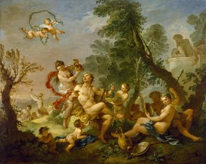 Bacchanal od Charles Joseph Natoire