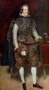 Filip IV Španělský v hnědé a stříbrné barvě, c1631-1632, 1912. od Diego Velázquez