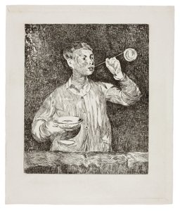 Chlapec vyfukování mýdlových bublin od Édouard Manet