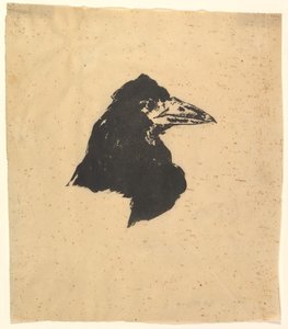 Návrh plakátu a obalu k filmu The Raven od Edgara Allana Poea, 1875. od Édouard Manet