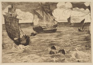 Marine, 1865-66. od Édouard Manet