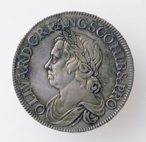 Koruna Olivera Cromwella (1599-1658), London Mint, 1658 (avers) (stříbrná) (revers viz 168062)