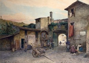 Port Cavalry (Porta Cavalleggeri) v Římě ze seriálu Roma sparita (Zmizelý Řím)