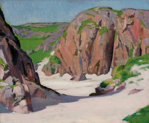 Port Bhan, Iona, kolem roku 1922 (olej na plátně)