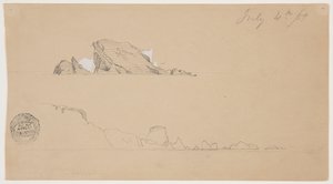 Dva ledovce od Frederic Edwin Church