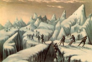 Etapa při výstupu na Mont Blanc, c1853, 1946.