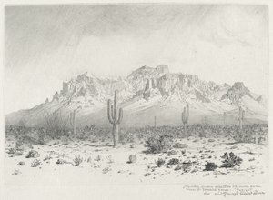 Superstition Mountain, Apache Trail, Arizona (č. 1)