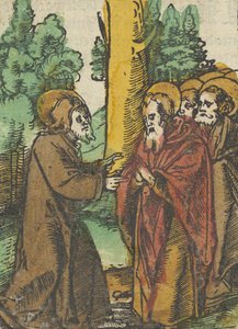 Kristus učí učedníky, 1, z Das Plenarium, 1517. od Hans Schäufelein the Elder