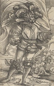 Standard Bearer, ca. 1515. od Hans Schäufelein the Elder