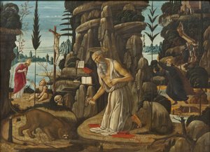 Kajícník svatý Jeroným od Jacopo del Sellaio