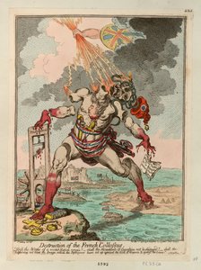 Zničení francouzského kolosu, 1798.