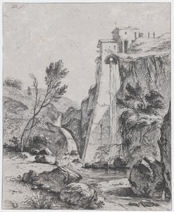 Vodopád po Breenberg, 1764. od Jean Jacques de Boissieu