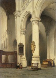 Interiér kostela od Johannes Bosboom