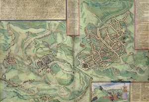 Mapa Jeruzaléma, z 