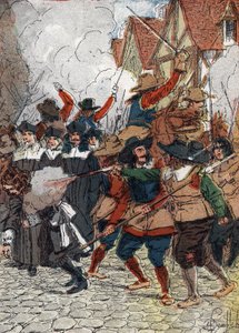 Fronda (1648-1653): v den slámy 4. 7. 1652 byla vypálena radnice a asi třicet prominentů, kteří se přimlouvali za krále Ludvíka XIV., protože si přáli ukončit obléhání Paříže, bylo zmasakrováno vojáky převlečenými za dělníky - (Fronda r