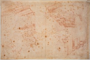 Studie z římských památek od Michelangelo Buonarroti