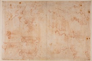 Studie z římských památek od Michelangelo Buonarroti