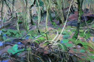 Forêt 1 ,2014 (akryl na plátně)