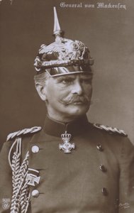 Polní maršál August von Mackensen, německý vojenský velitel první světové války (čb foto)