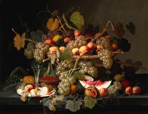Zátiší s ovocem, 1852. od Severin Roesen
