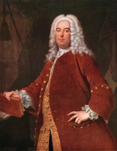 George Frideric Händel, 1685-1759, německý skladatel, 50. léta 18. století.