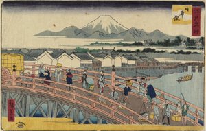Most Nihonbaši, 1830-1858