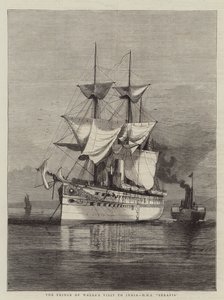 Návštěva prince z Walesu v Indii, HMS Serapis