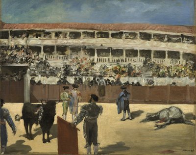 Býčí zápasy, 1865-66 od Édouard Manet
