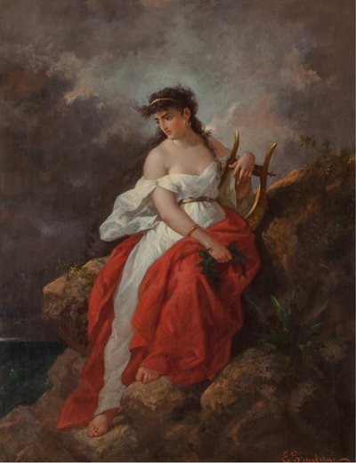 Múza Terpsichore. od Enrico Fanfani