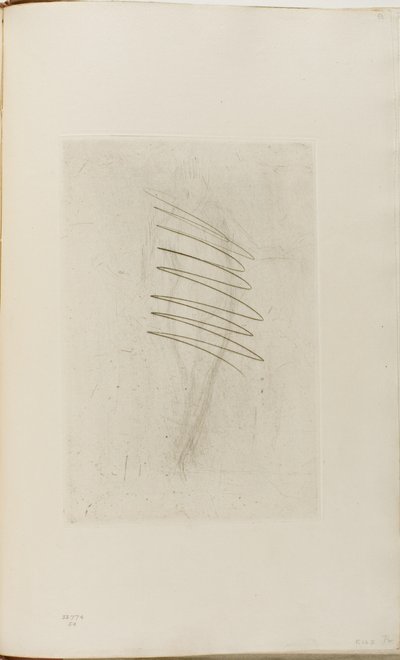 Nahá žena stojící, ruku v bok od James Abbott McNeill Whistler