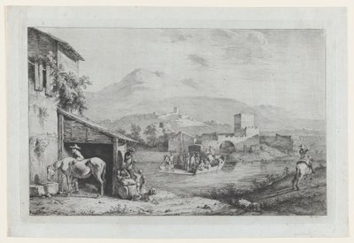 Pasáž Garigliano Itálie, 1793. od Jean Jacques de Boissieu