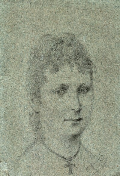 Portrét Mette-Sophie Gad, cca 1873. od Paul Gauguin