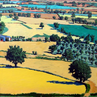 Chase end (akryl na desce) od Paul Powis